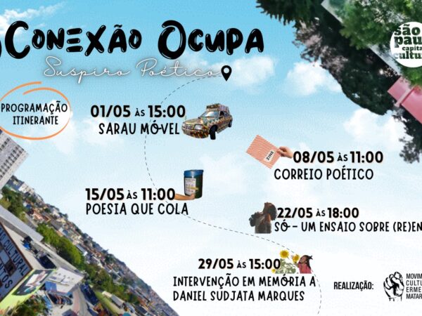 Conexão Ocupa: programação cultural itinerante em Ermelino e Cangaíba