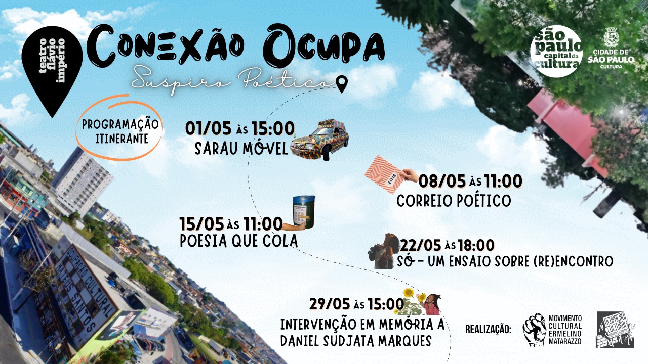 Conexão Ocupa: programação cultural itinerante em Ermelino e Cangaíba